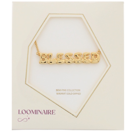 "BLESSED" Special Letter Necklace - Picture 1 of 1